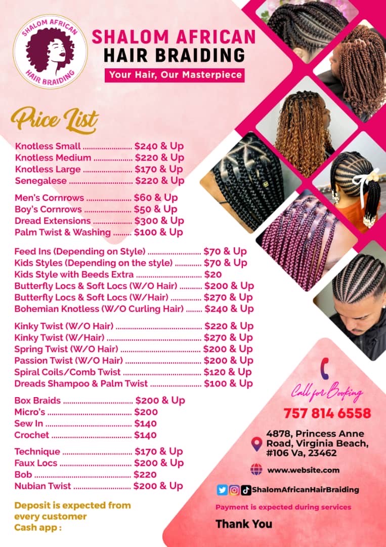 Shalom  African Hair Braiding